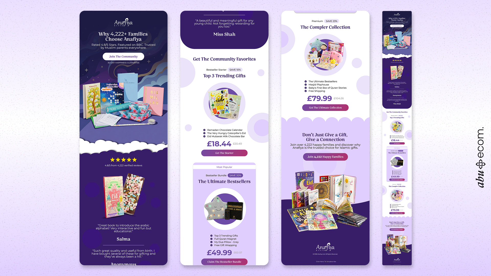 Email design example