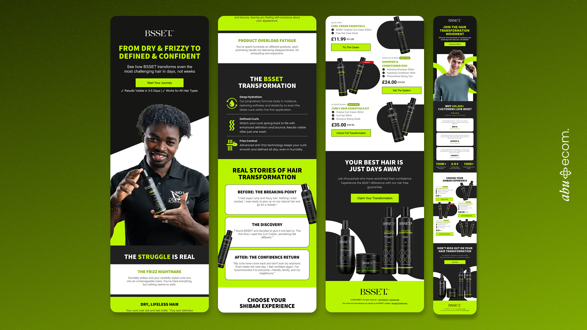 Email design example