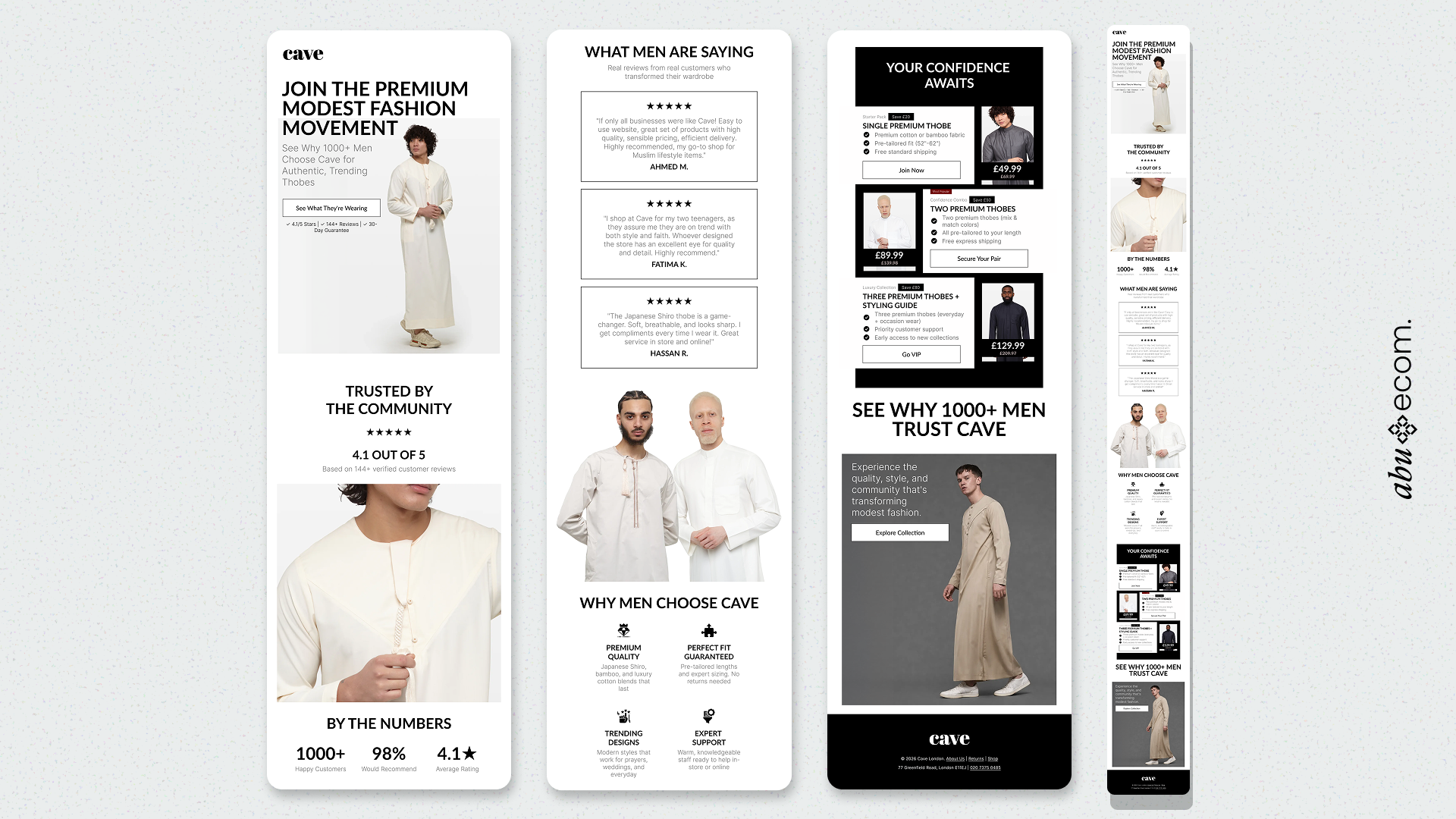 Email design example
