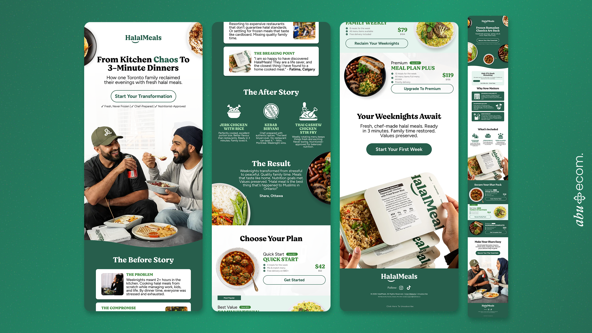 Email design example