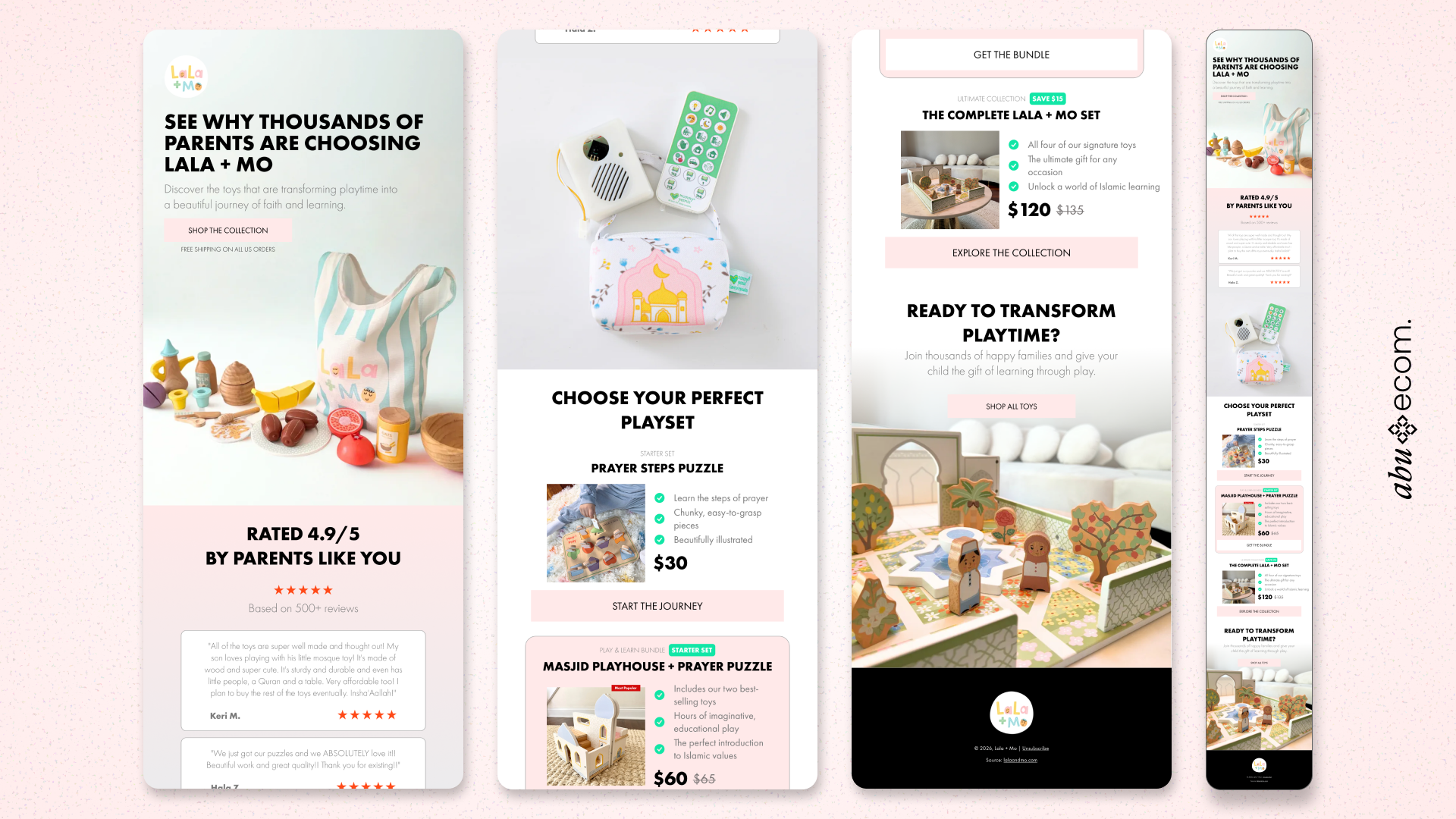 Email design example
