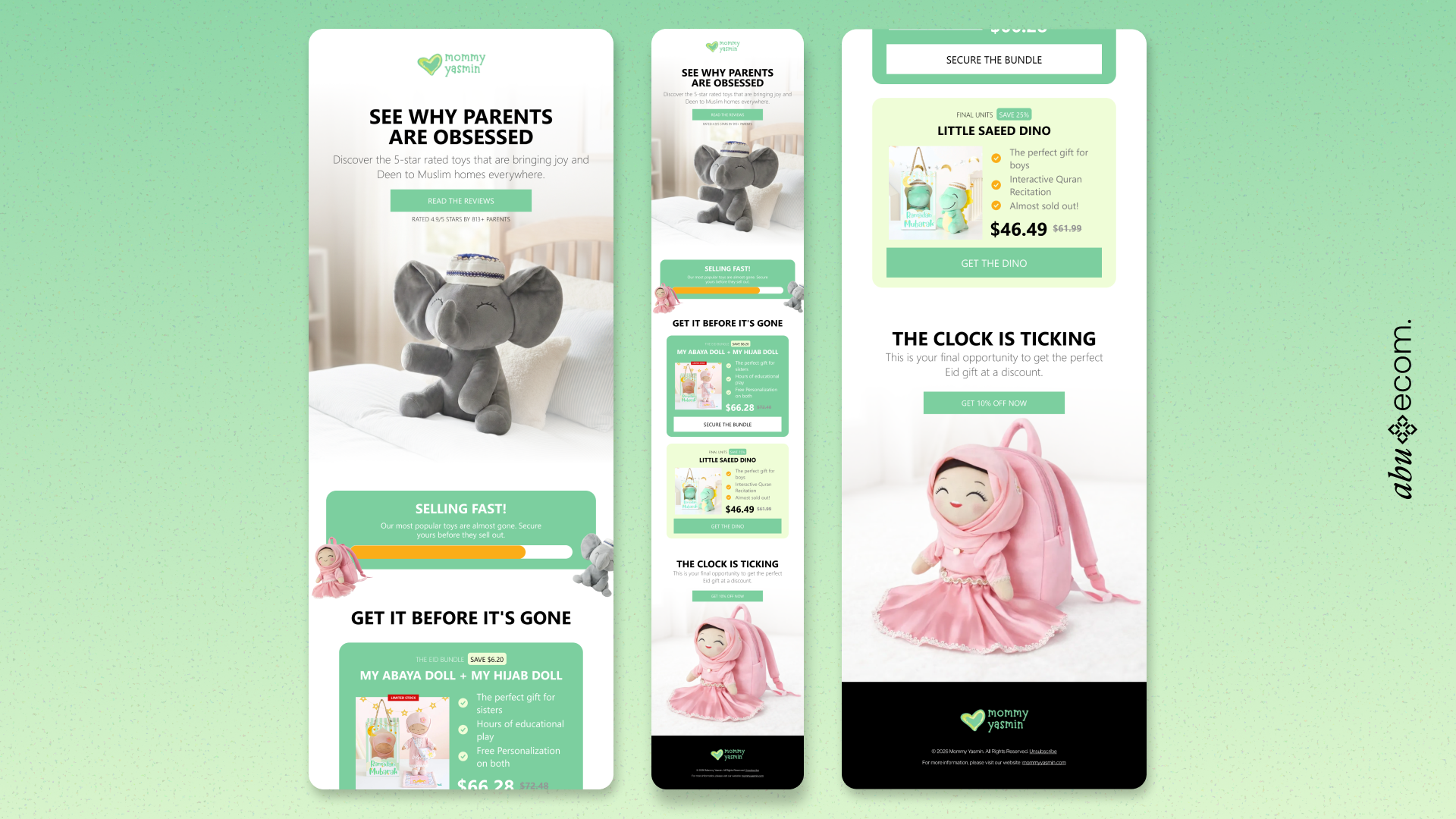 Email design example