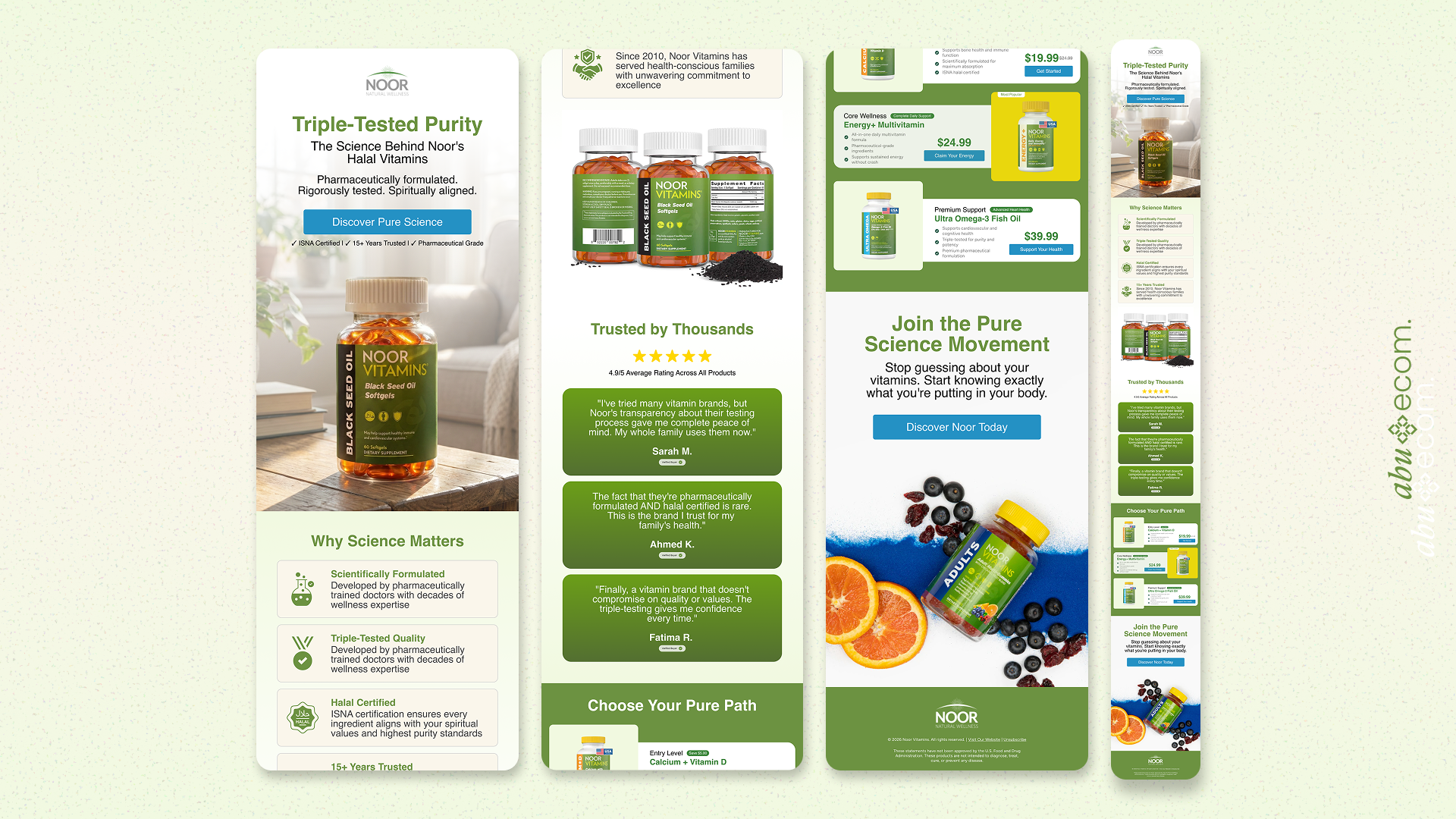Email design example