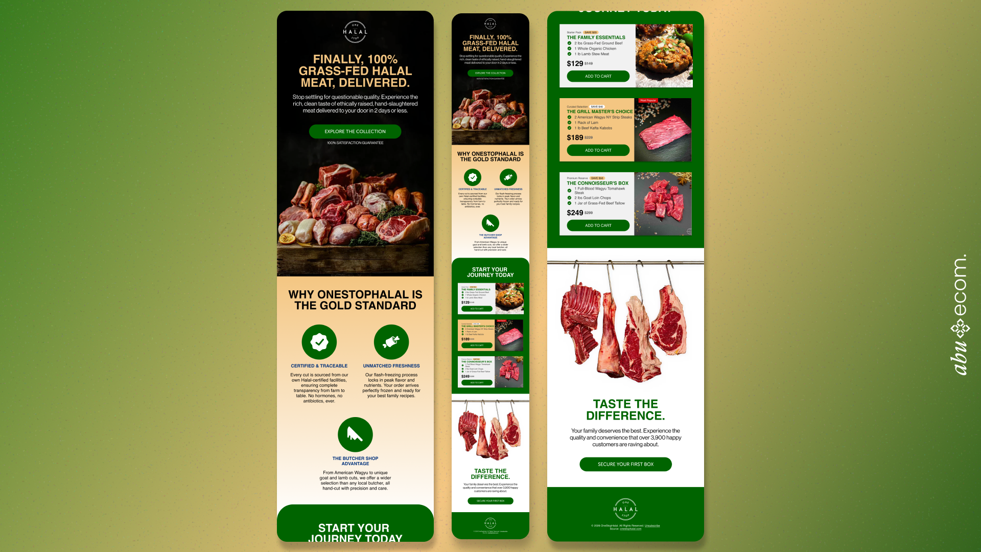 Email design example