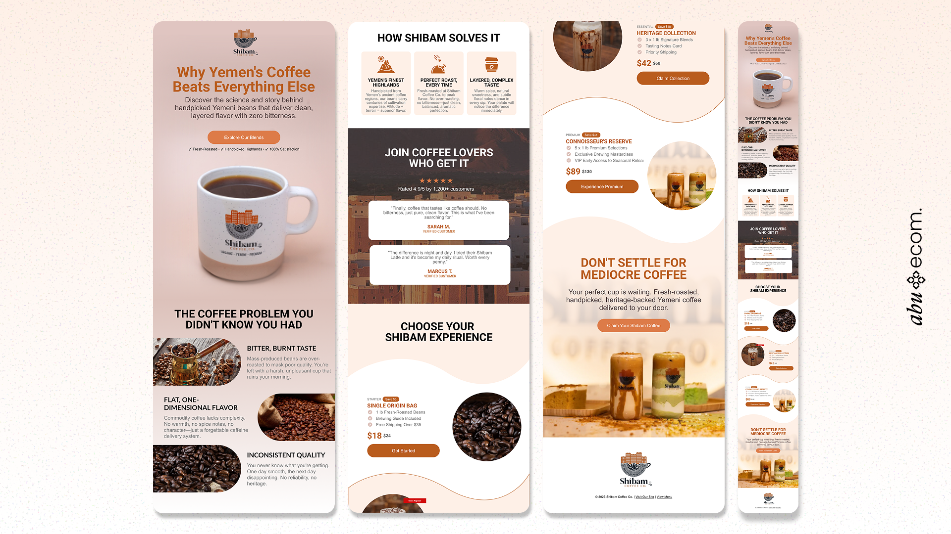 Email design example