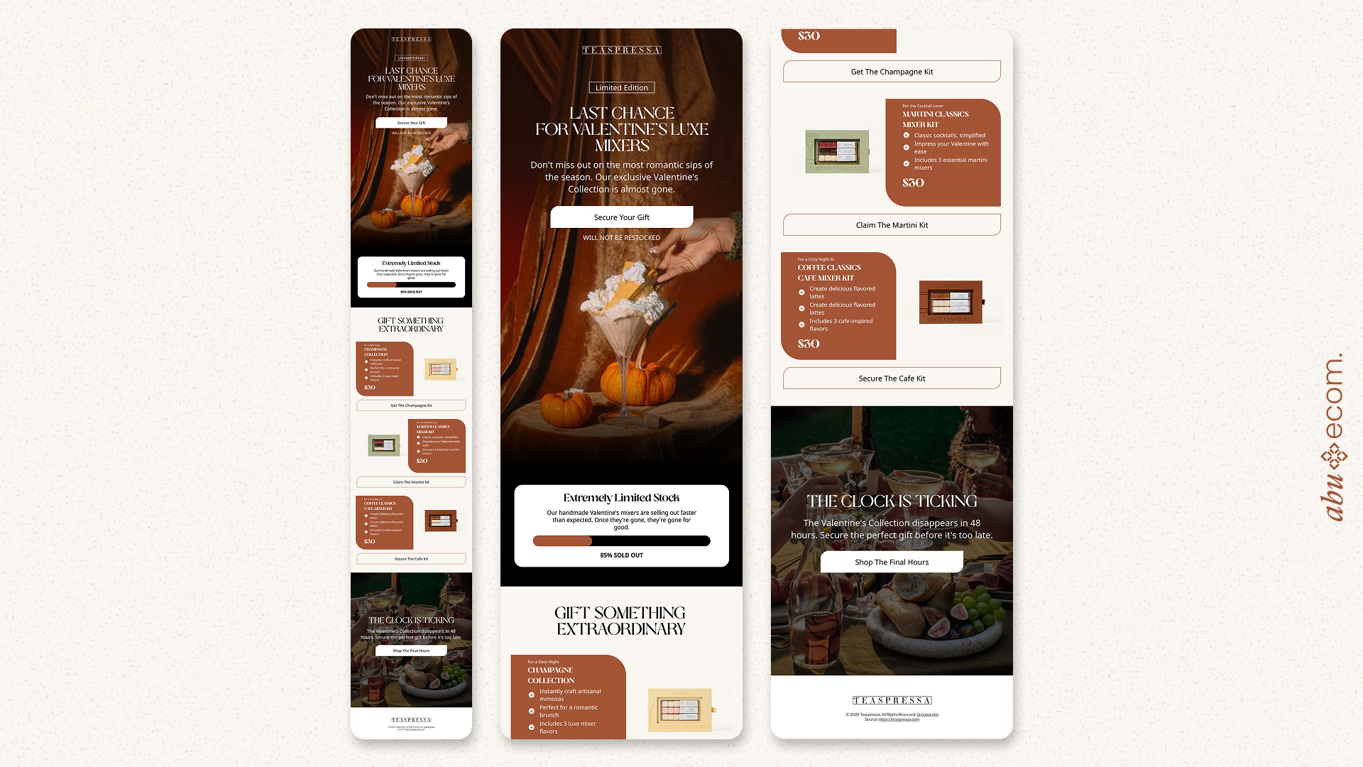 Email design example